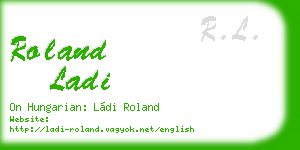roland ladi business card